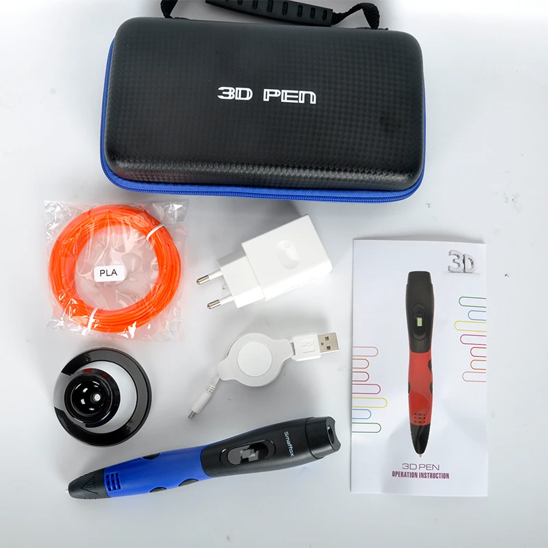 Smaffox 3D ручка sma 01 с 1 75 мм abs нити Дети diy Рисунок пером литье 5V 2A usb адаптер