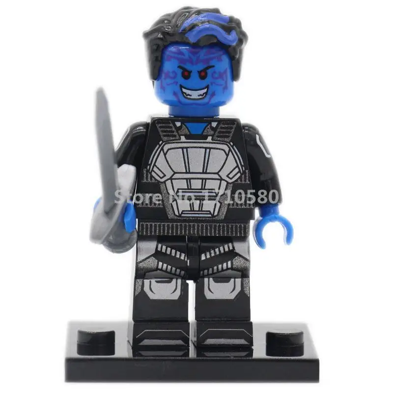 

XINH 273 X-Men Apocalypse Minifigures Nightcrawler Single Sale DC marvel Superhero Lepin Building Blocks Model Toys Bunchems