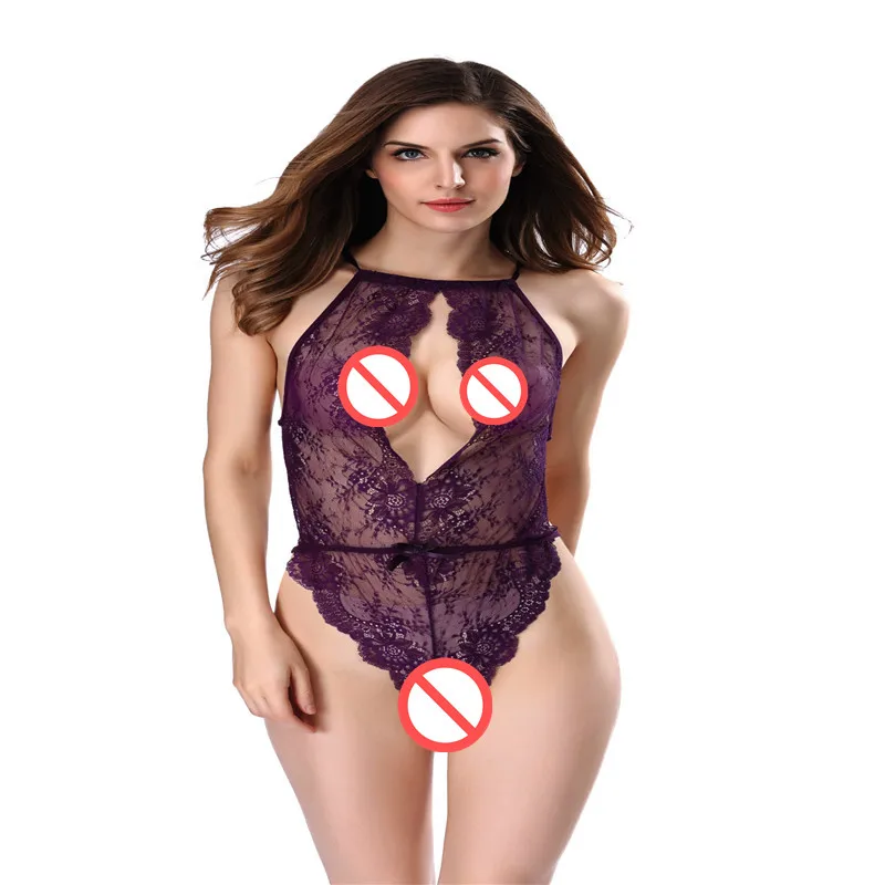 Круглый воротник белье весело кружева кусок одежды пижамы Sexy Love висит шеи утечки