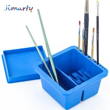 1 шт. Книги по искусству Кисточки стиральная ведро Многофункциональный мытья перо баррель Кисточки шайба товары для рукоделия Кисточки Стиральная инструмент Книги по искусству комплекты