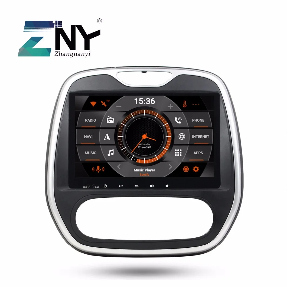 Top 9" IPS Android 9.0 Car Radio For Renault Captur 2011-2017 Multimedia GPS Navigation FM RDS Audio Video Stereo No DVD Gift Camera 0