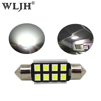 

WLJH 12x LED 36mm C5W White CANbus C5W Bulbs 2835SMD Interior Lights License Plate Light For BMW E39 E36 E46 E90 E60 E30 E53 E70