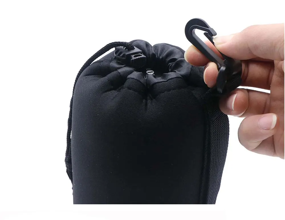 2018 New S M L XL Matin Neoprene Soft Protector Camera Lens Pouch Bag Case For Canon Nikon Sony Camera lens bag (8)