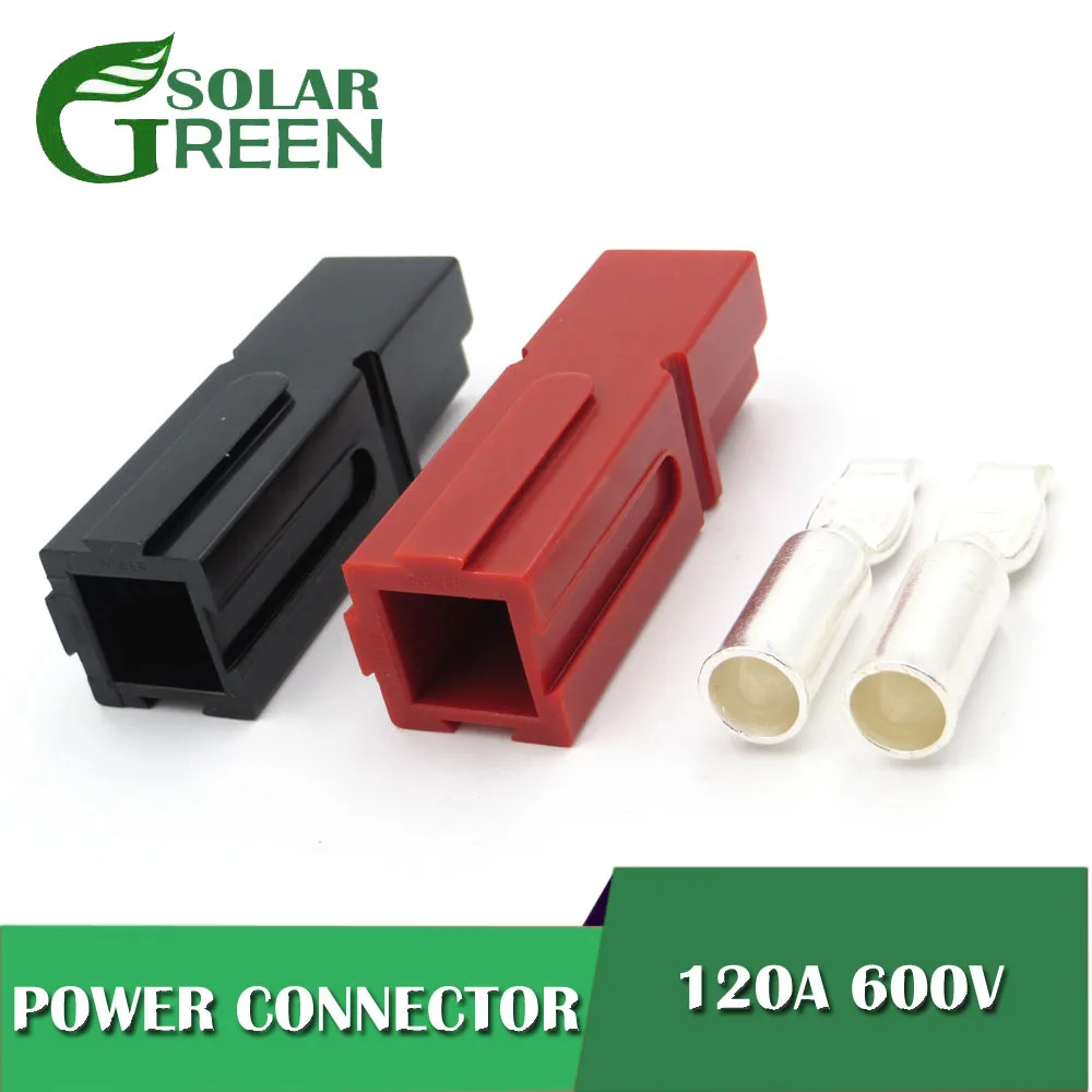 

1SET X Red OR Black 120A 600V PP120 Power Connector Plug PP30 Powerbattery Contacts For Solar Caravan Boat
