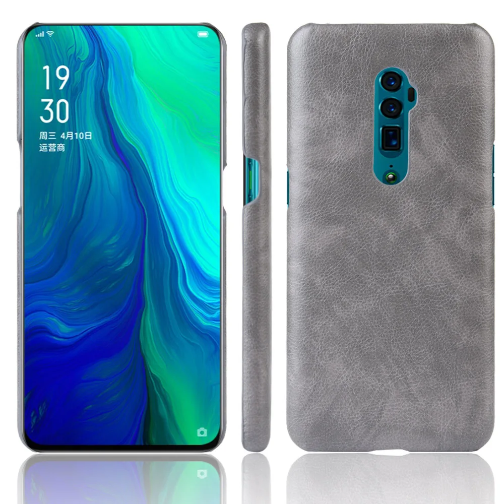 Чехол Oppo Reno 10x zoom в стиле ретро искусственная кожа защитный жесткий чехол для 10 X