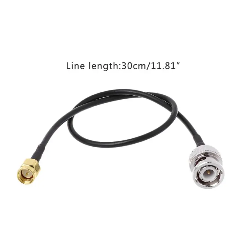 

BNC Male To SMA Male Plug RG174 Connector Cable RF Coaxial Assembly Adapter