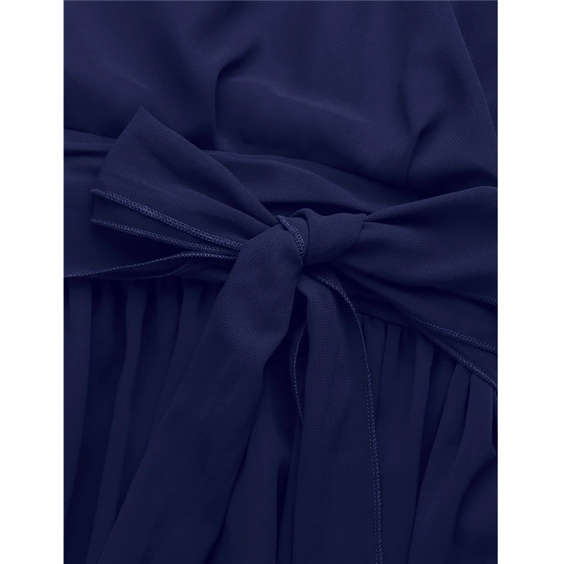 Vestido de Dama de Honra Festa de Casamento sem Mangas Vestido de Baile de Formatura Vestido de Comprimento Mulheres Senhoras Elegante Chiffon Longo Halter Completo 20 dama de honra festa de casamento sem