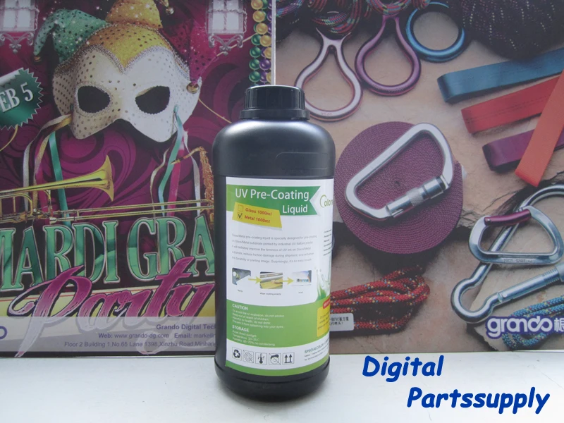 

Wholesales Low Price 2pcs 1000ml UV Ink Pre coating for Metal Printing