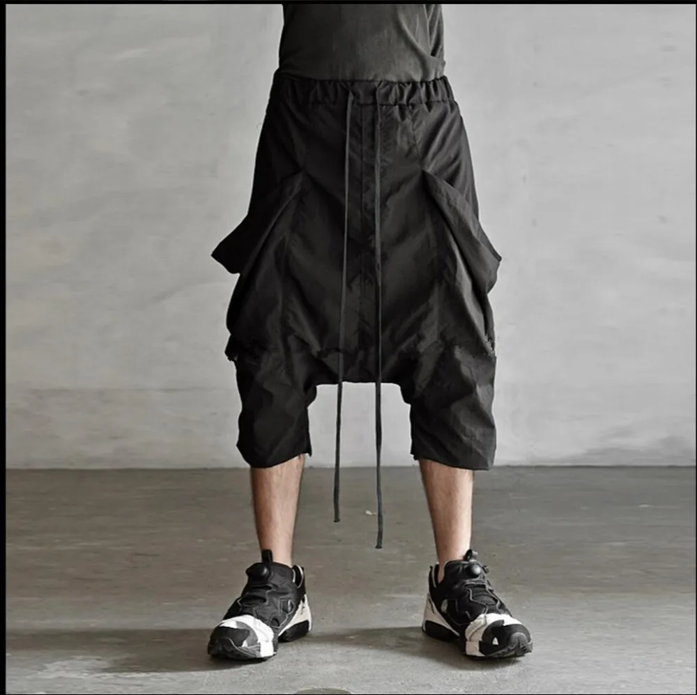29 44 Summer New Men's clothing fashion casual pants low loose pant