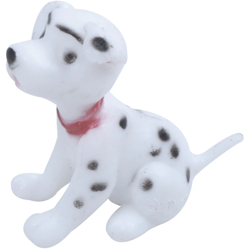 1/12 макеты кукольного домика potty dogs Dalmatians 6 шт. кукла с узором Аксессуары для дома украшение модель дома миниатюрное моделирование