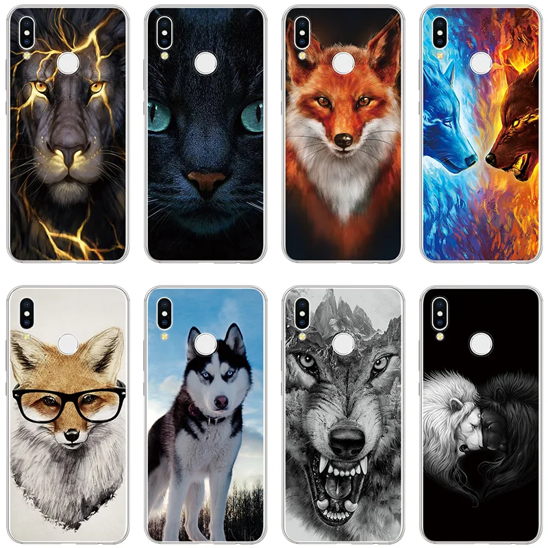 

TPU Animals Case For Coque Huawei Honor 4C 4X 5C 5X 6A 6C 6X 7A Pro 7C 7X 8 8C View 9 Play 10 Lite Cover For Honor 8X Case