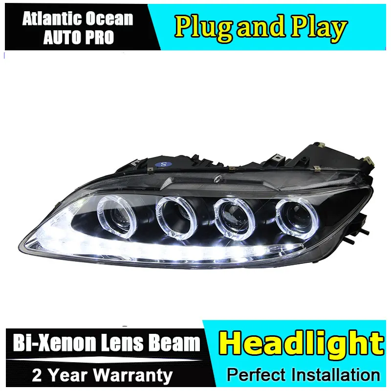 

Auto.Pro Car Styling for 2003-2014 Mazda 6 LED Headlights Mazda6 LED DRL Lens Double Beam HID KIT Xenon bi xenon lens
