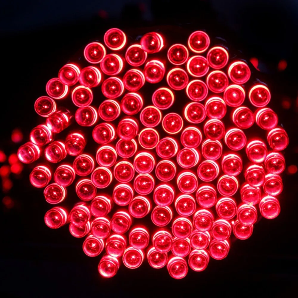 

3PCS 20 Meter 200 led LED String Light Solar Kung Rechargable 8 mode function LED Fairy Light Christmas tree Garden Decoration