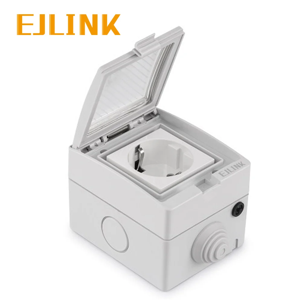 EJLINK водонепроницаемая Wi Fi розетка IP55 wi fi Smart Plug Ewelink приложение дистанционное