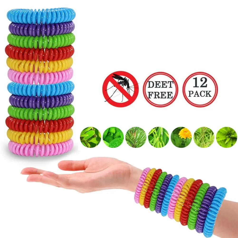 

Children's Monochrome Mosquito Repellent Wristband Elastic Phone Line Anti Mosquito Bracelet Mosquito Repellent Wristband