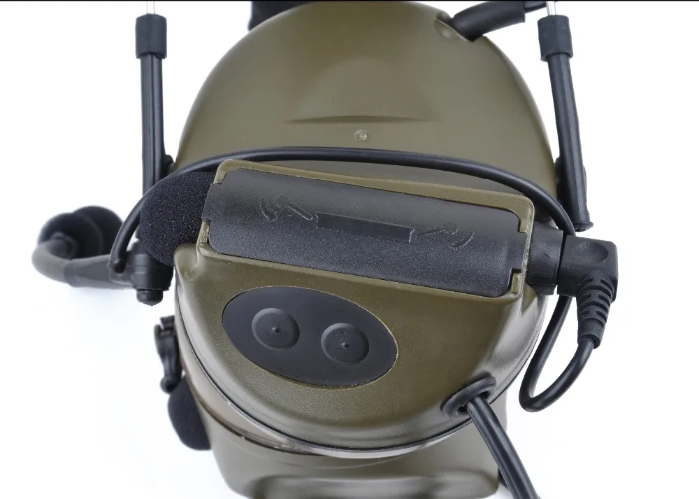 Fones de Ouvido Fone de Ouvido com Cancelamento de Ruído Z-airsoftsports Tático Peltor Comtac 2 - ii Militar Softair Z041 Fit Ptt Tac 9 PTT fone de Ouvido Com Cancelamento de Ruído