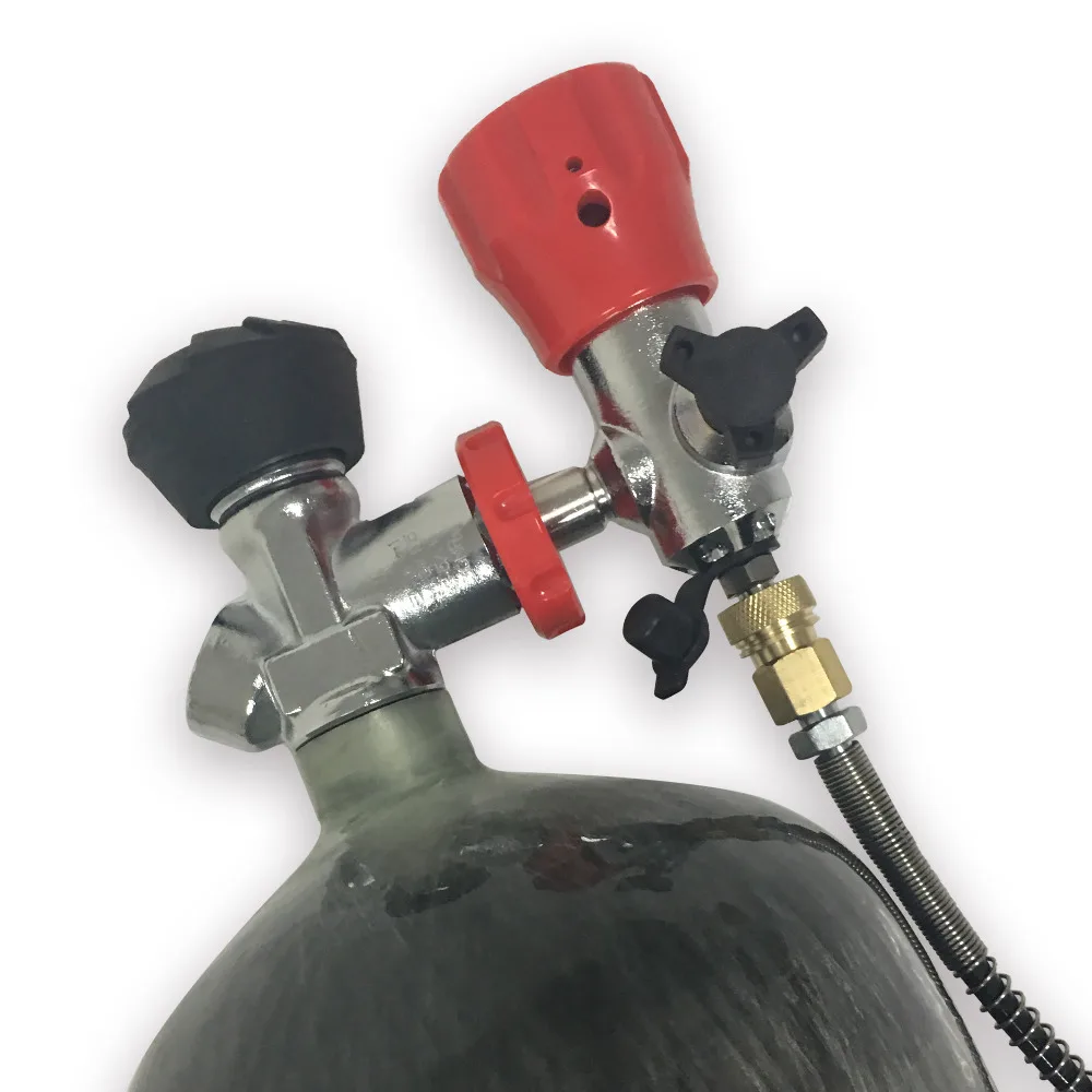 AC301 Air Rifle Carbon Fiber Air Tank Filling Station with Valve from Big Bottle to Small Bottle -V Drop Shipping AcecareAC30 smoke and co detector