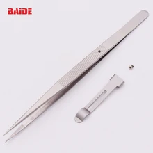 165 мм регулируемый Противоскользящий гибкий запирающий Пинцет из нержавеющей стали, антикислотный инструмент, горячая 300 шт