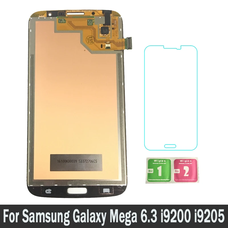 

100% Tested New LCDs For Samsung Galaxy Mega 6.3 i9200 i9205 LCD Display Screen Display Touch Digitizer Replacement Assembly