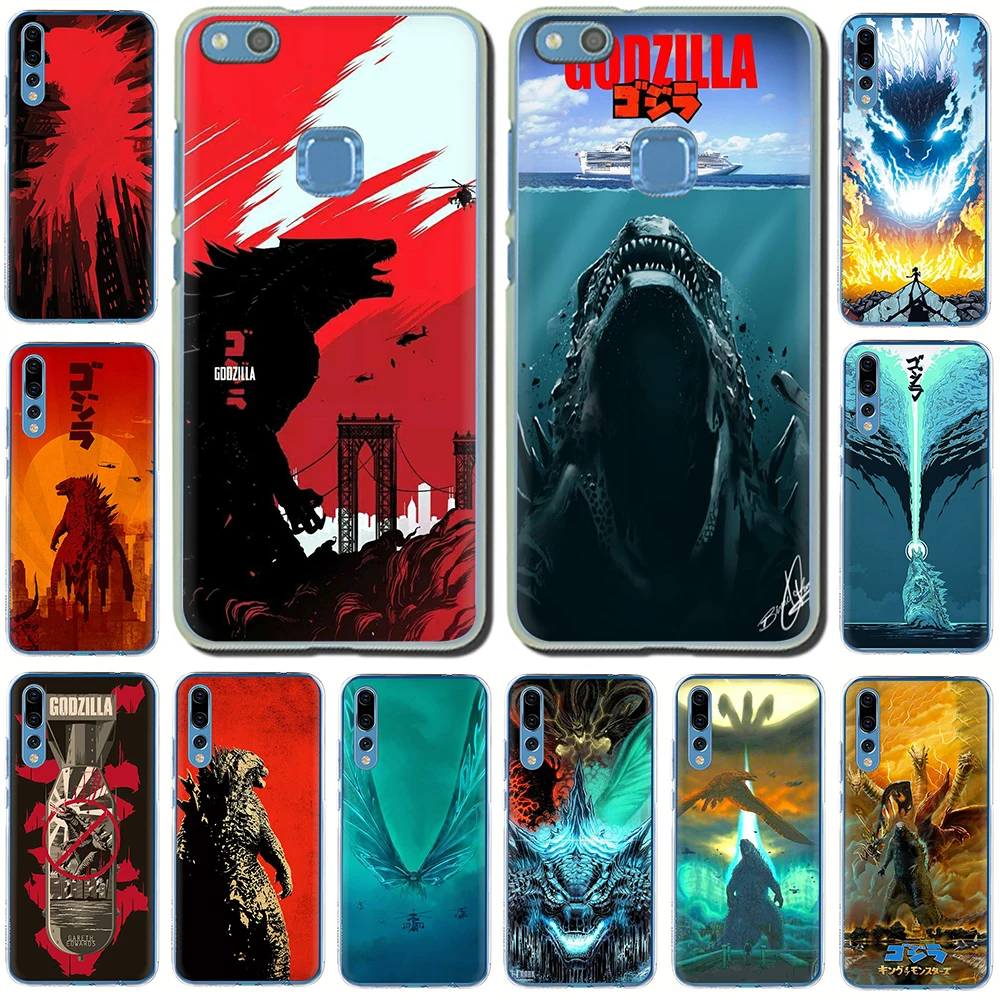 

Godzilla Hard Phone Cover Case for Huawei Honor 6A 7A 6C 7C 8C 7X 8X 9X 8 9 10 Lite Play 20 Pro