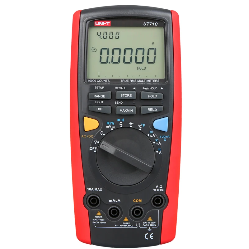 UNI T UT71A/UT71B/UT71C/UT71D/UT71E интеллектуальный цифровой мультиметр среднего размера