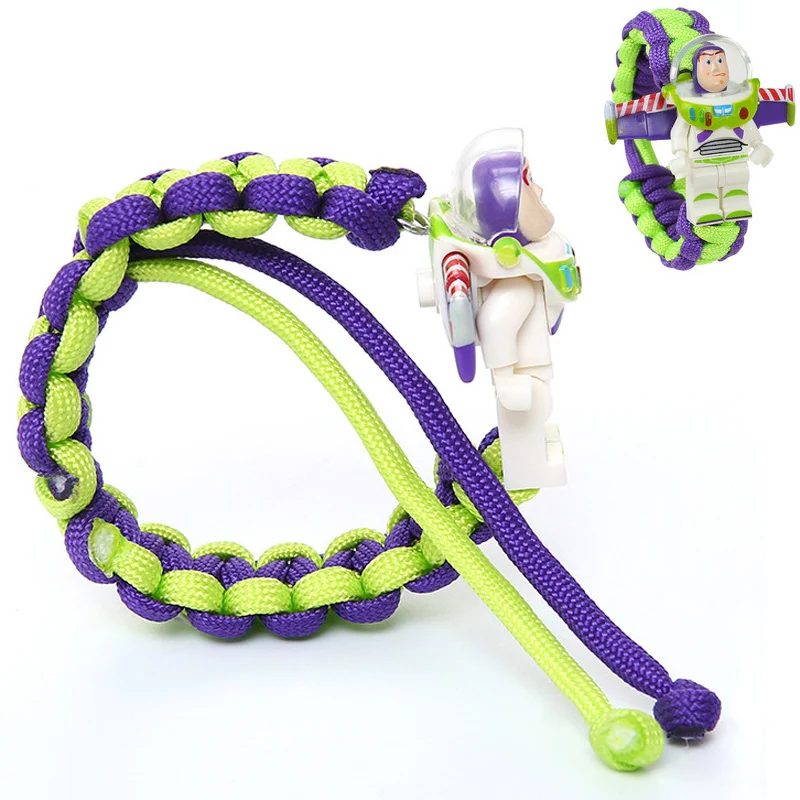 

Braided Paracord Bracelet Multi-function Camping Backpack Decoration Men Women Couple Gift Bracelet