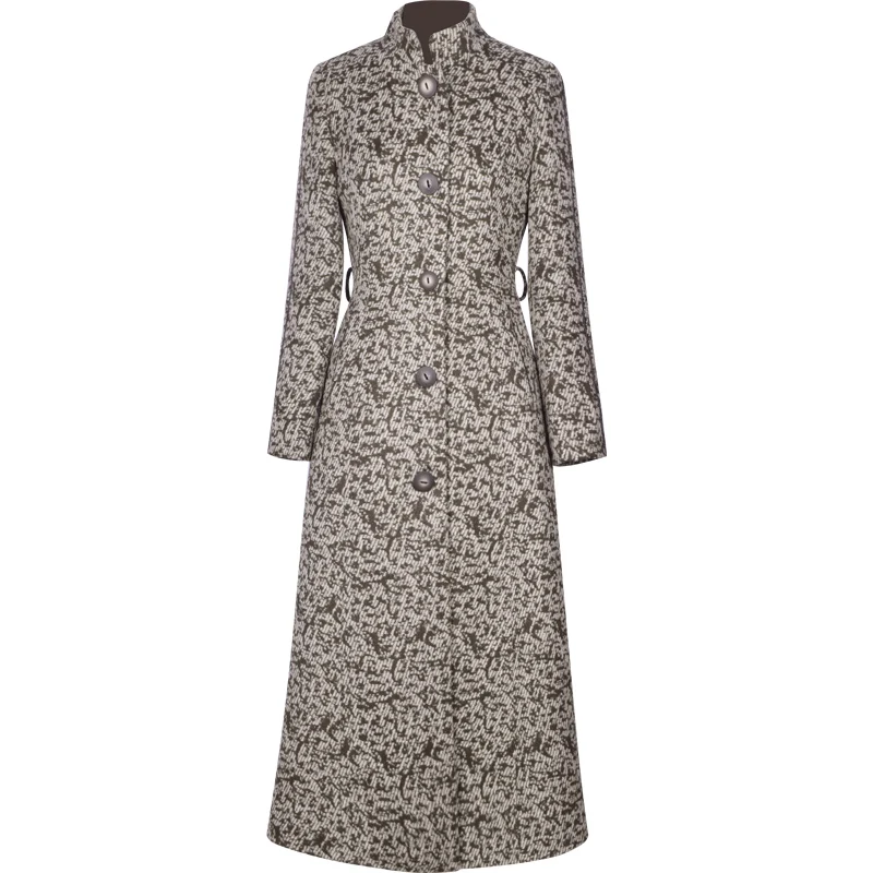 Manteau femme 2019 Новое Женское осенне зимнее пальто женское винтажное шерстяное с