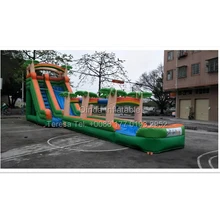 20m Long Coconut Large Inflatable Slide Beach Water Slide Inflatable Game Giant Inflatable Water Slide For Adult