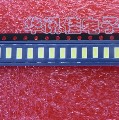 

100PCS/Lot High-power LED LCD TV backlight beads 1W 6V 4020 lamp beads cool white light