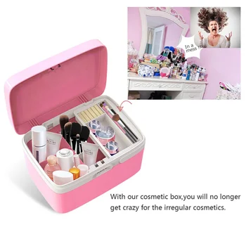 

Home Storage Organization Desk Accessories Organizer Container Storage Bins Box Password Lock Housekeeping Makeup Organizer