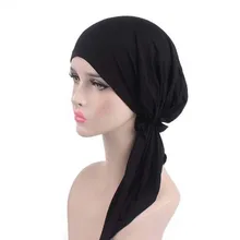 Корейский модал хлопок стрейч Skulies Branies предварительно галстук стиль весна лето брендовая шапочка для химиотерапии тюрбаны для женщин