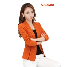 Fall New Women’s Casual Office Suit Professional Women Fashion 2017 Korean Suit OL Temperament Slim Wild Suit Jacket Female