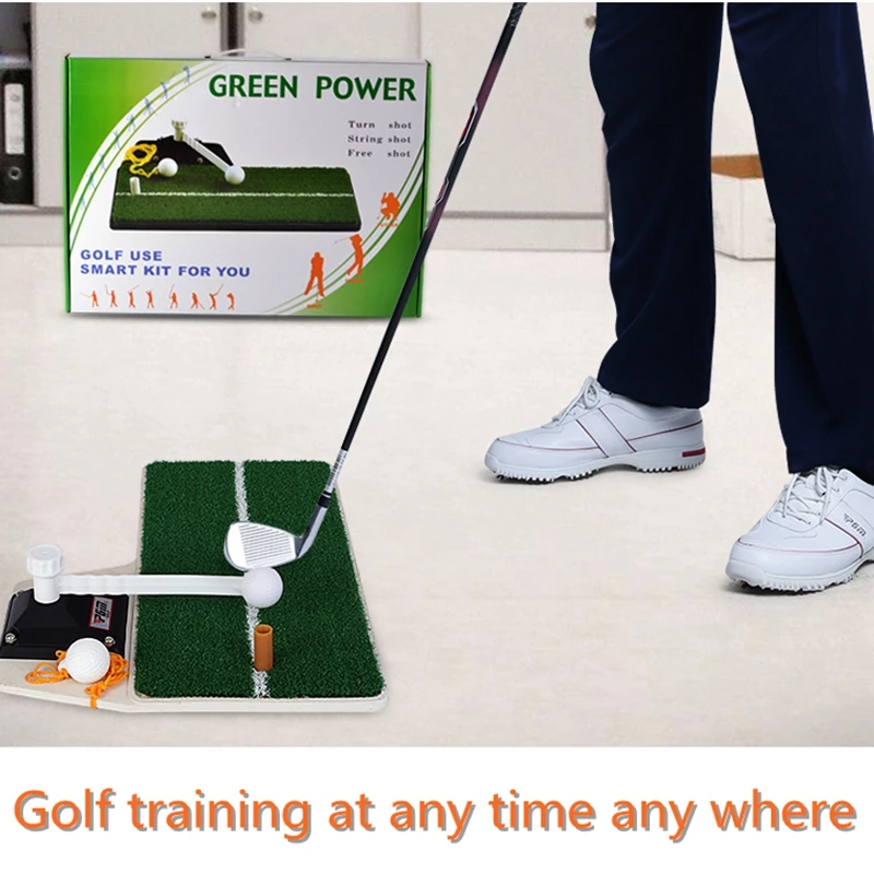 PGM Golf Swing Trainer Golf Mat Residential Training Hitting Pad Rubber Tee Holder Golf Training Aids Putting Green Sets PGM Golf Swing Trainer Golf Mat Residential Training Hitting Pad Rubber Tee Holder Golf Training Aids Putting Green Sets