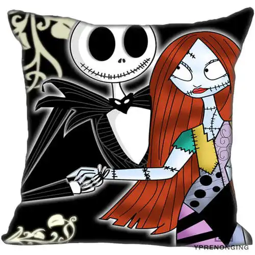 Best Custom Jack_Skellington(1)@ 1 Наволочка на подушку, спальня домашний квадратный наволочка на молнии(одна сторона)#190404-01-215 - Цвет: Pillowcase