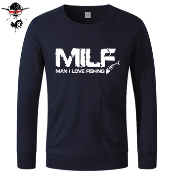 

Milf Man I Love Fishinger Sweatshirts Fish Boat Worms Angling Funny Gift Birthday Men Casual long Sleeve Hoodies, Sweatshirts