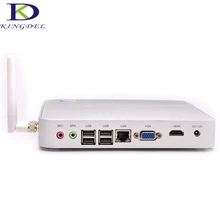 Fanless mini pc Intel Celeron 1037U 1.8GHz dual core Desktop Computer, 2GB RAM 128GB SSD low consumption HTPC 6*USB Port