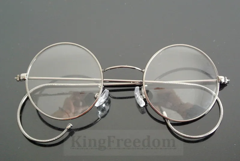 Size 42 44 46 48 50mm Gunmetal Vintage Round Reading Glasses Full Rim +100 +150 +175 +200 +225 +250 +300 +325 +350 +375 +400 +6