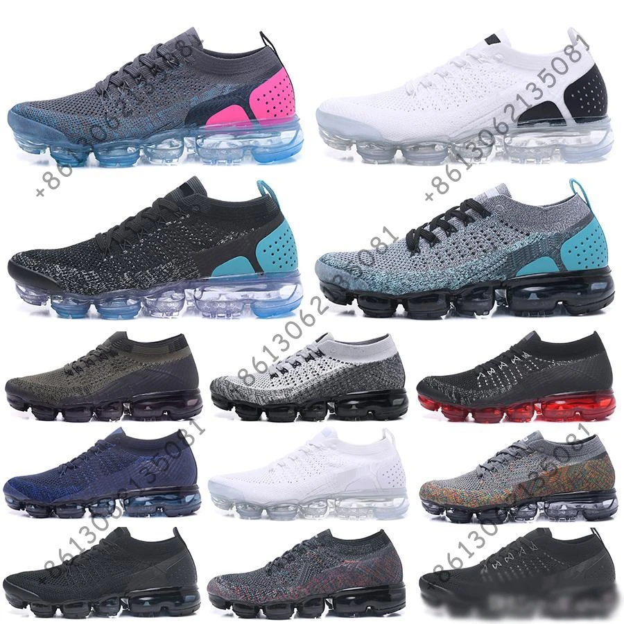 

Best Running Shoes Mens 2019 New Fly V1 V2 Knit Triple Black White Designer Shoes Womens Be True Mesh Boots 36-45