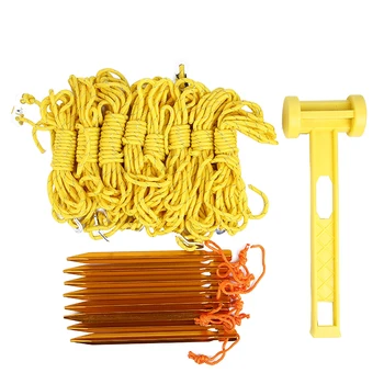 

1pcs Tent Assessories Small Durable Practical Tent Nails Hammer Tent Rope for Trip Travel Hunting Outdoor