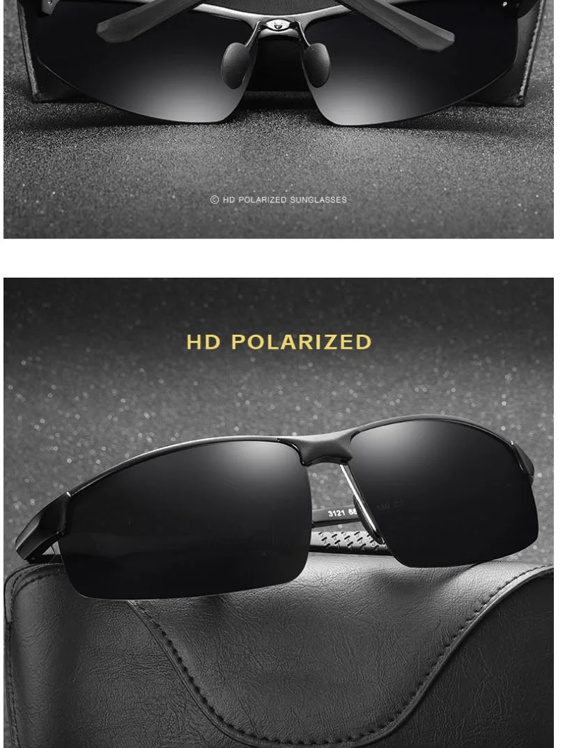 SIMPRECT поляризованных солнцезащитных очков Для мужчин UV400 Спорт Высокое качество алюминия вождения солнцезащитные очки бренд люнет De Soleil Homme