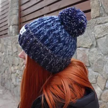 Warm Knitted Fur Hat
