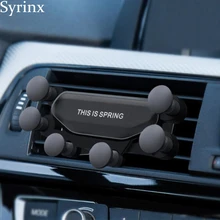 Mejor protección Universal para el soporte de gravedad del soporte del teléfono del coche para el teléfono en el soporte del coche No magnético para el iPhone X 7 Xs 8 Samsung apoyo