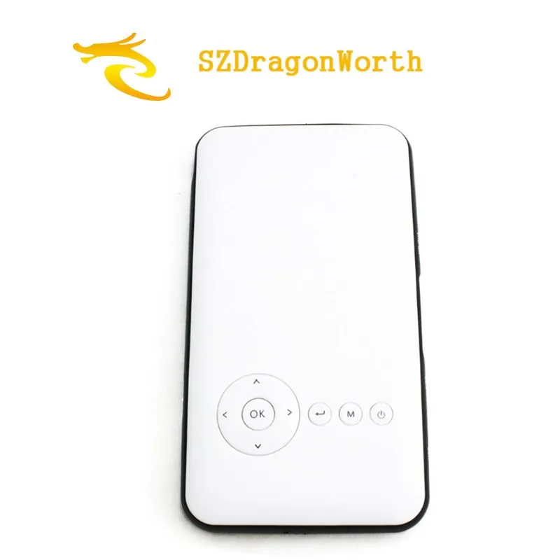 M6 Android 4.4.2 DLP LED Projector Smart TV Box XBMC 1G/8GB Miracast DLNA 2.4G/5G Dual Band WiFi Bluetooth 4.0 HDMI EU US Plug