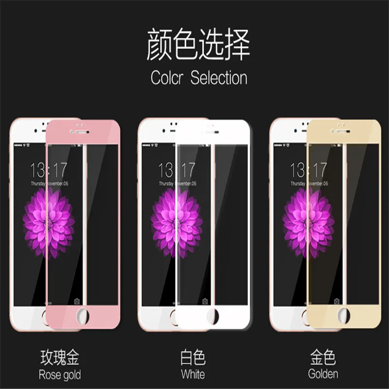 Новинка 2.5D 9H HD полное покрытие Закаленное стекло Защитная пленка для экрана iPhone 6