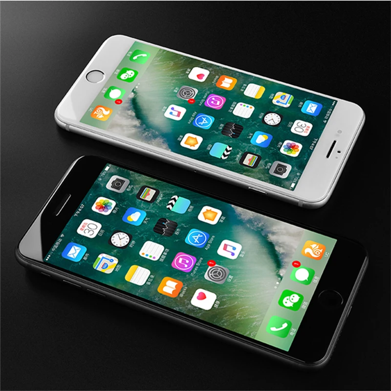 5D стекло для iPhone 6s 6 7 8 Plus полное покрытие закругленные края закаленное Защита