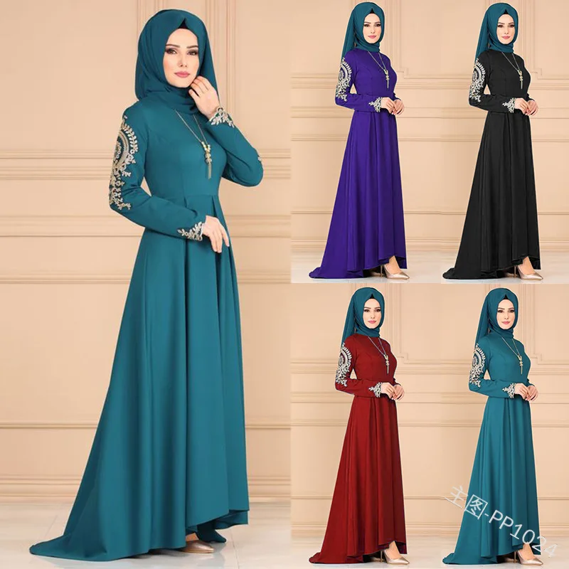 Элегантное мусульманское платье с принтом вечернее платье абайя Vestidos кардиган-кимоно длинные халаты Jubah Ближний Восток Eid Рамадан исламский