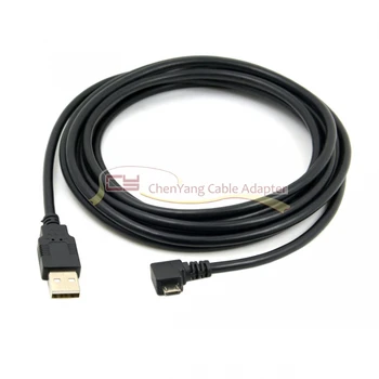 

CY 3m 2m 1.5m 1m Left angled Right Angled 90 Degree Micro USB Male to USB 2.0 Data Charge Cable for Phone & Tablet Black