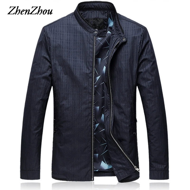 Mens Jackets 2019 Business Jacket Men L-6XL Plus Size Mens Jackets And Coats Plaid Slim Fit Casual Bomber Jacket Men Mens Jackets 2019 Business Jacket Men L-6XL Plus Size Mens Jackets And Coats Plaid Slim Fit Casual Bomber Jacket Men