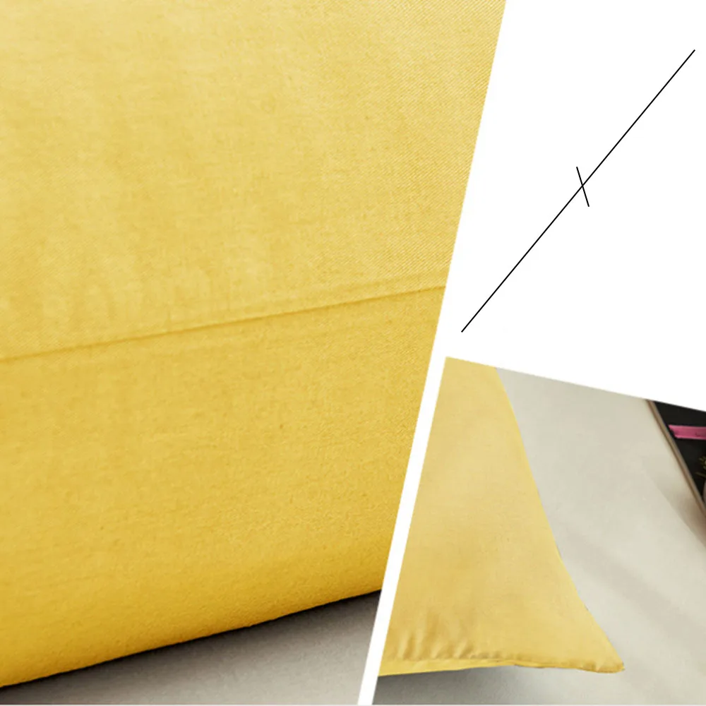 1 шт. 48*74 см хлопковая домашняя наволочка для гостиниц 8 однотонных цветов Чехол для подушки для студентов одиночные постельные принадлежности для спальни