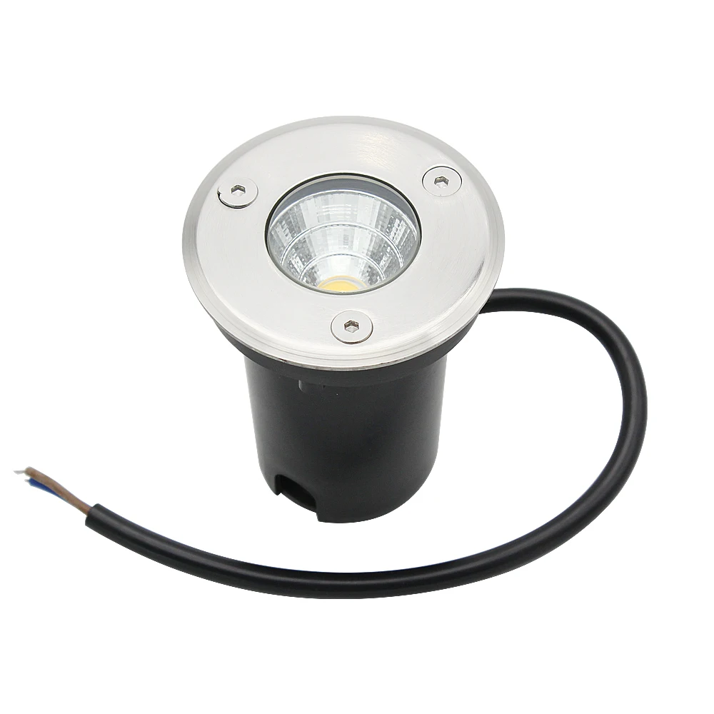 3 Вт 5 Вт светодиодный подземный светильник, открытый водонепроницаемый садовый светильник, светильник для газона, AC 85-265 в DC 12 В
